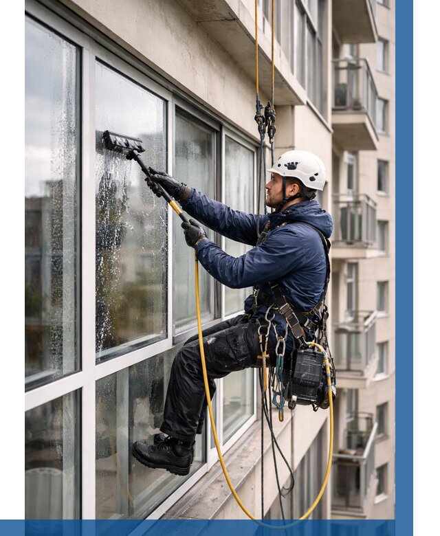 Мойка балконного остекления в Ачинске от 3546 р. | ВЫСОТНИК-Чнс