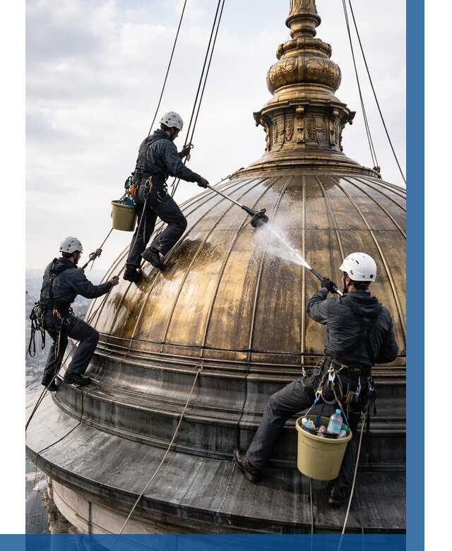 Мойка куполов и шпилей в Ачинске от 8104 р. - заказать | ВЫСОТНИК-Чнс