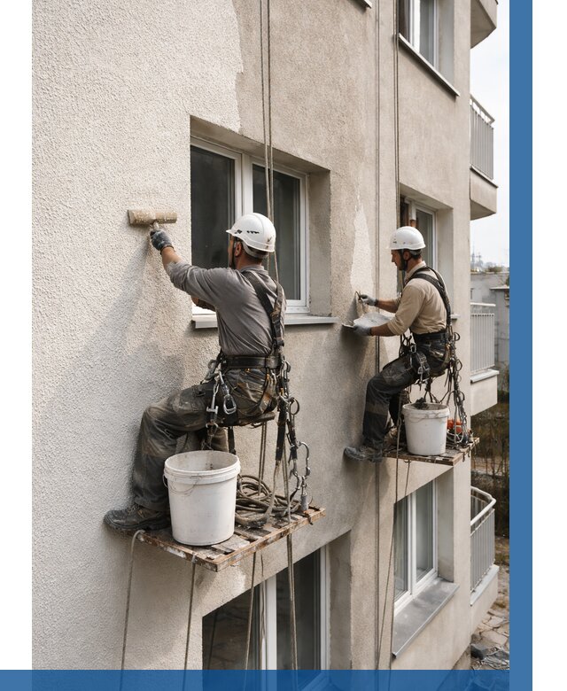 Нанесение короеда на фасад в Ачинске от 456 р. | ВЫСОТНИК-Чнс