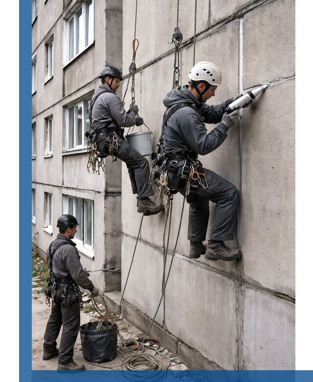 Герметизация межпанельных швов в Ачинске с гарантией герметичности