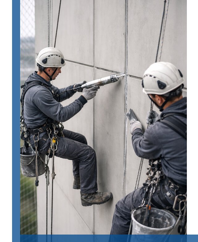 Первичная герметизация швов фасадов и кровель в Ачинске