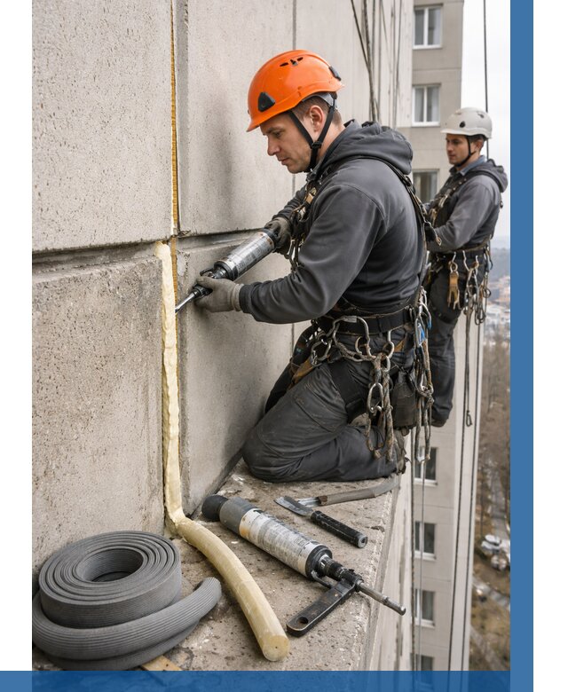 Теплый шов межпанельные швы в Ачинске от 709 р. | ВЫСОТНИК-Чнс