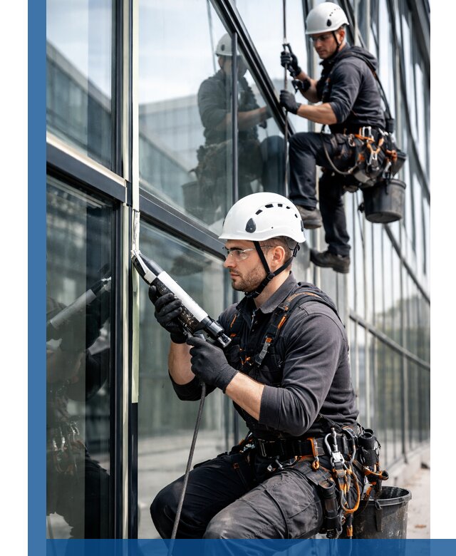 Герметизация витражных швов в Ачинске для зданий и фасадов