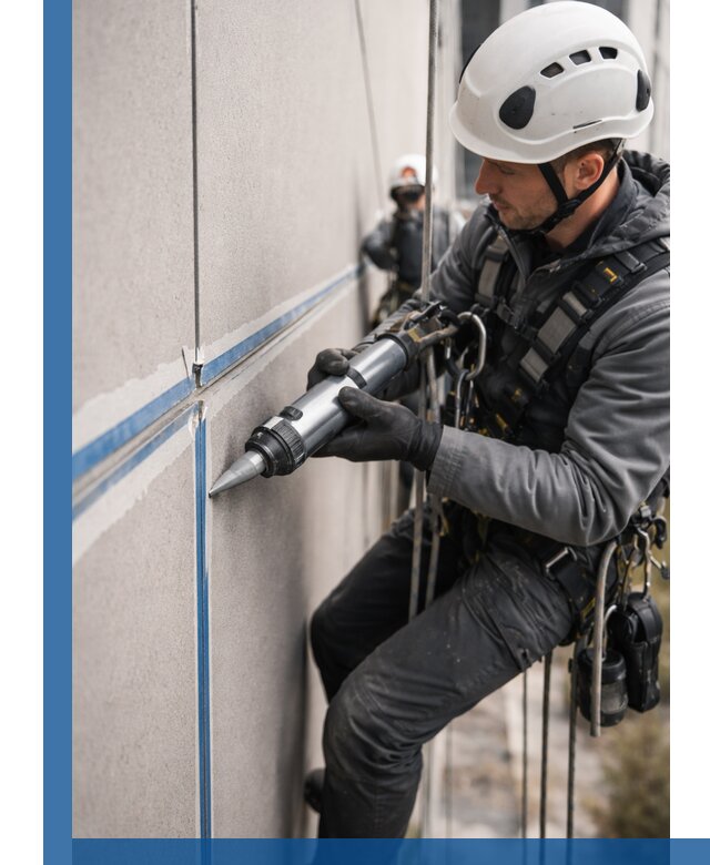 Герметизация стыков фасадных панелей в Ачинске качественно и быстро