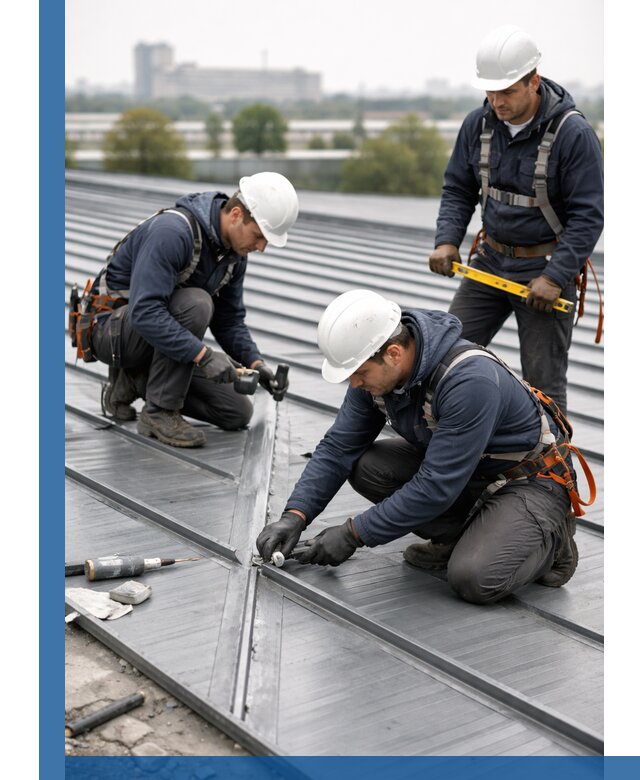 Ремонт фальцевой кровли в Ачинске срочно и качественно