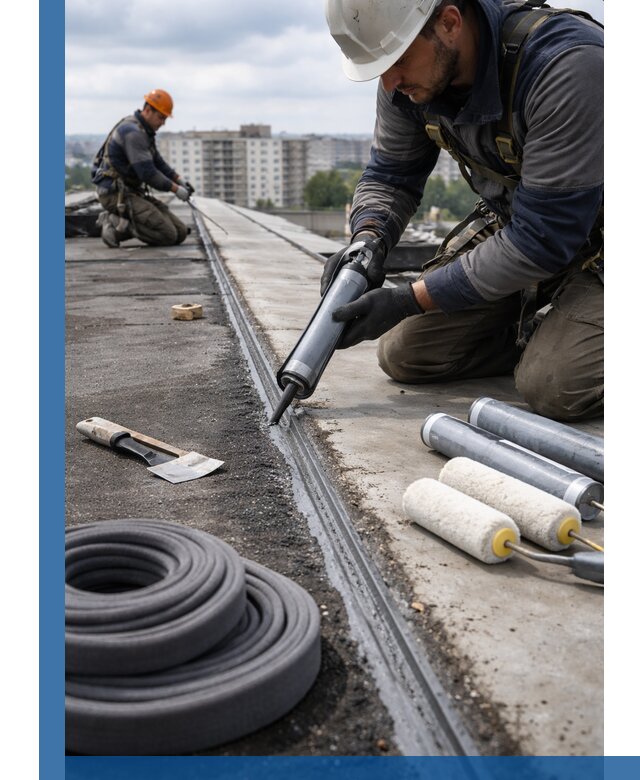 Герметизация швов кровли в Ачинске с гарантией герметичности
