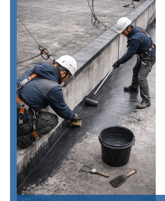 Гидроизоляция кровли жидкой резиной профессионально в Ачинске