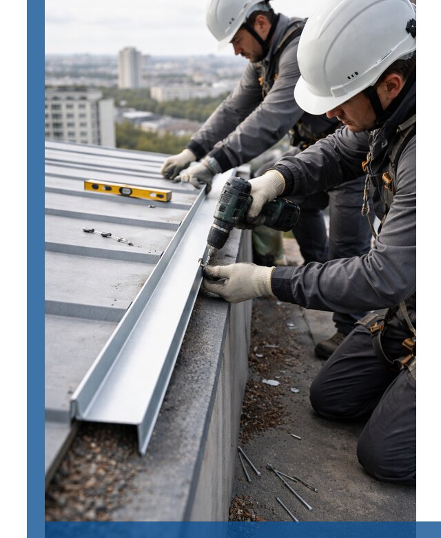 Монтаж капельника на кровле в Ачинске с гарантией качества