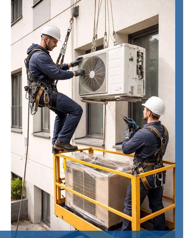 Демонтаж внешнего блока кондиционера в Ачинске от 3546 р. | ВЫСОТНИК-Чнс