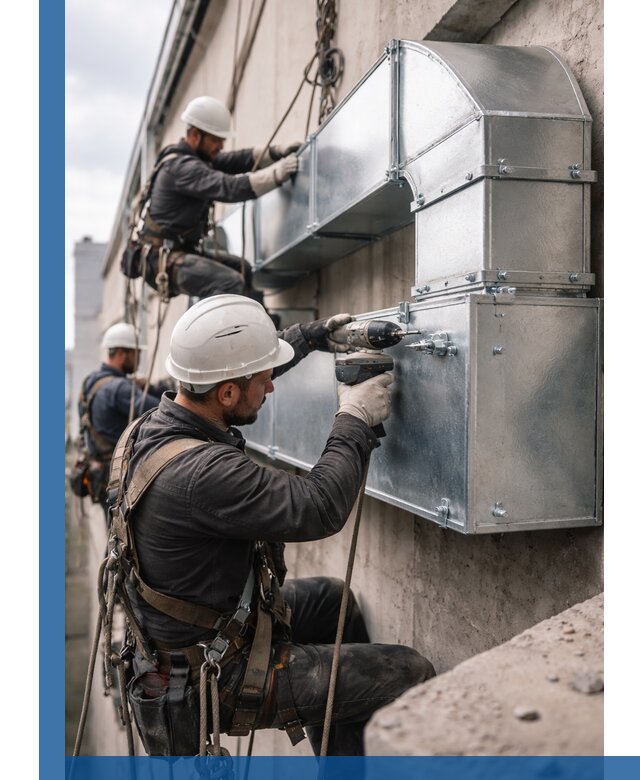 Профессиональный монтаж вентиляционных коробов в Ачинске под ключ