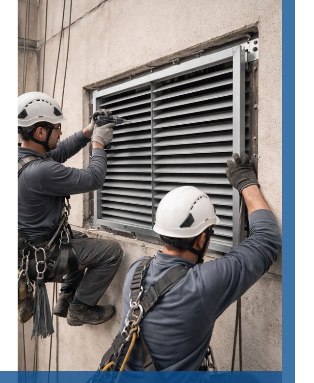 Монтаж вентиляционных решеток в Ачинске от 4559 р. | ВЫСОТНИК-Чнс