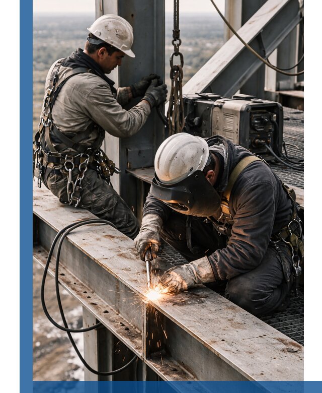 Высотные сварочные работы в Ачинске для промышленных объектов