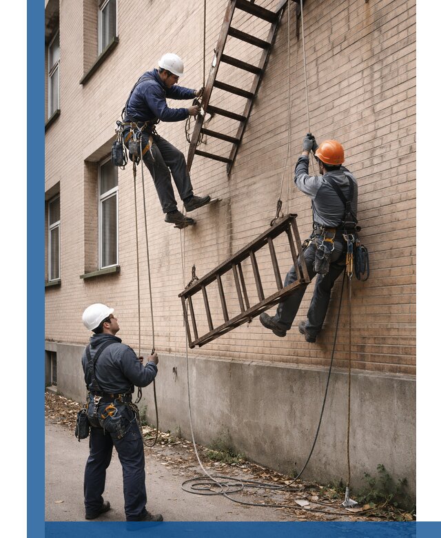 Демонтаж пожарной лестницы в Ачинске быстро и безопасно