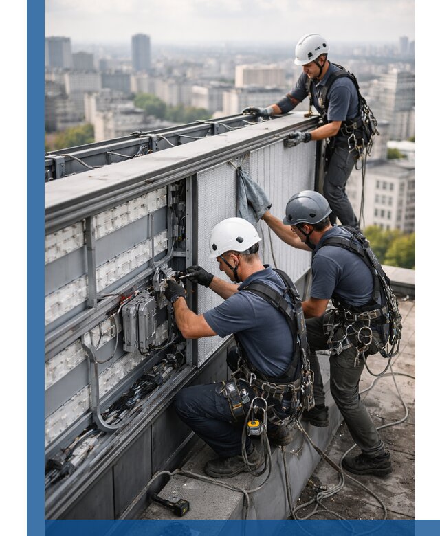 Профессиональное обслуживание крышной рекламы в Ачинске под ключ