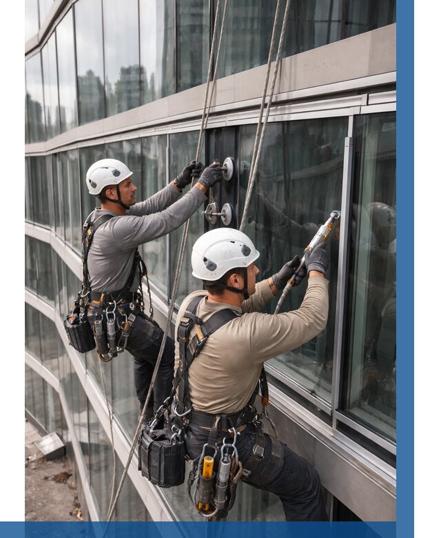 Радиусное остекление фасада в Ачинске от 12156 р. | ВЫСОТНИК-Чнс