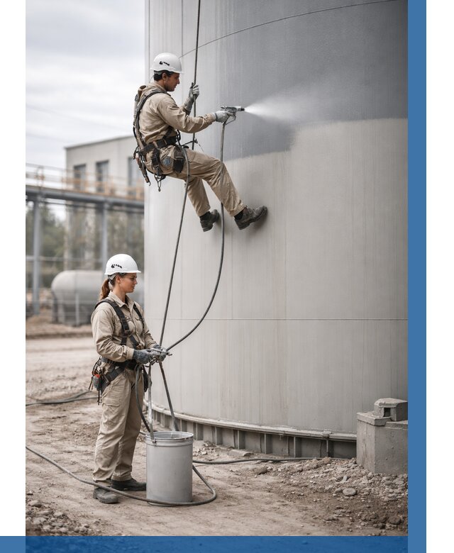 Покраска резервуаров в Ачинске от 1216 р. | ВЫСОТНИК-Чнс — заказать