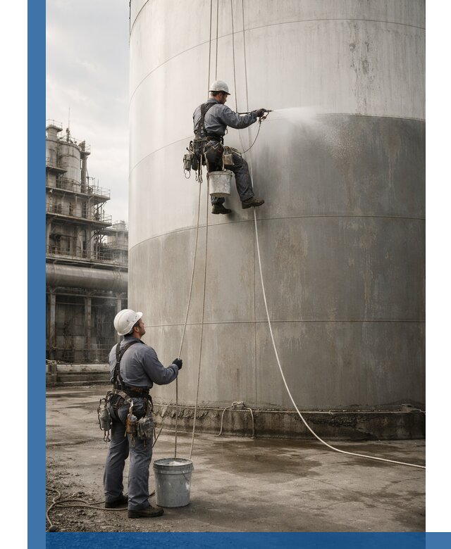 Покраска стальных резервуаров и емкостей в Ачинске профессионально