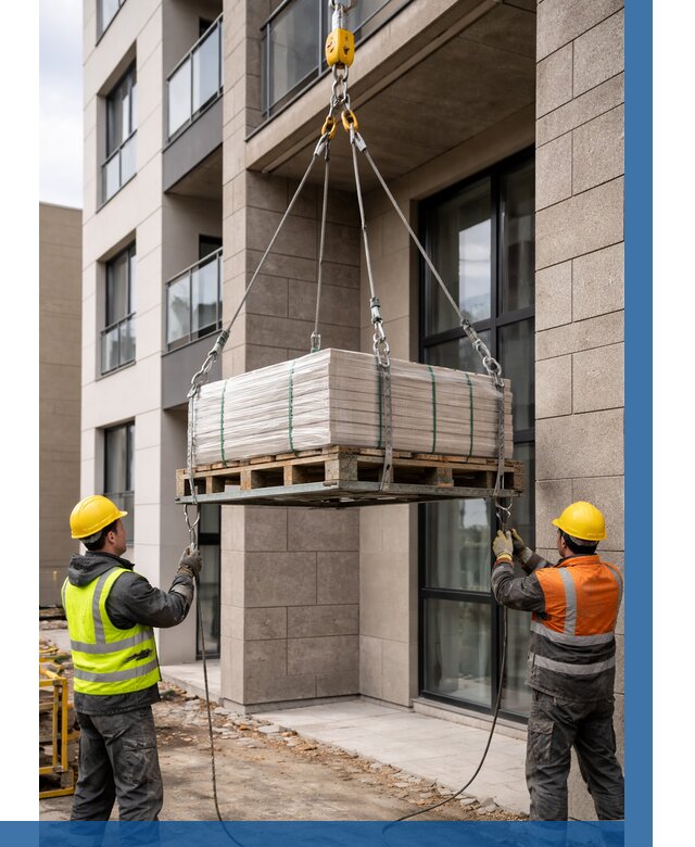 Подъем керамогранита на этаж в Ачинске от 3546 р. | ВЫСОТНИК-Чнс