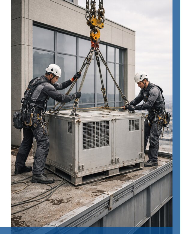 Такелажные работы на высоте в Ачинске от 8104 р. | ВЫСОТНИК-Чнс