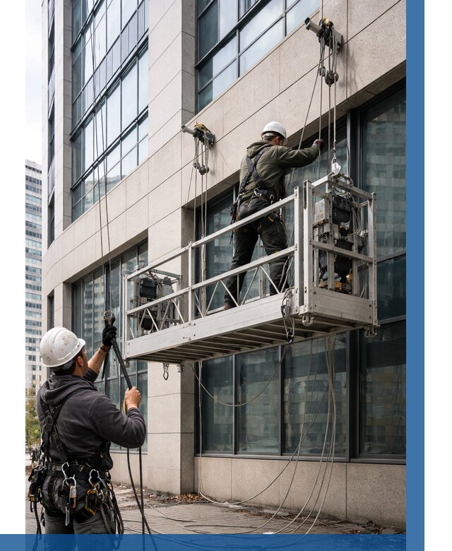 Монтаж и подъем фасадной люльки в Ачинске от 12156 р. | ВЫСОТНИК-Чнс