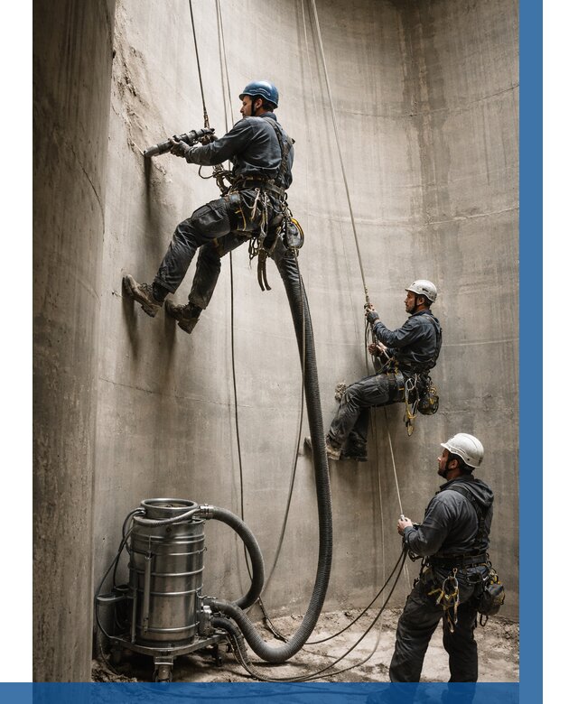 Зачистка силосов в Ачинске от 4559 р. Договор и смета ВЫСОТНИК-Чнс