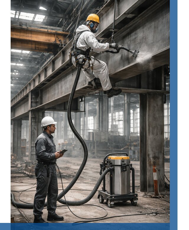 Обеспыливание конструкций в цехе в Ачинске от 4255 р. | ВЫСОТНИК-Чнс