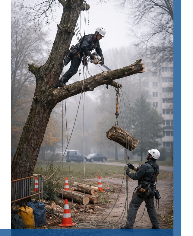 Удаление аварийных деревьев в Ачинске от 15195 р. | ВЫСОТНИК-Чнс