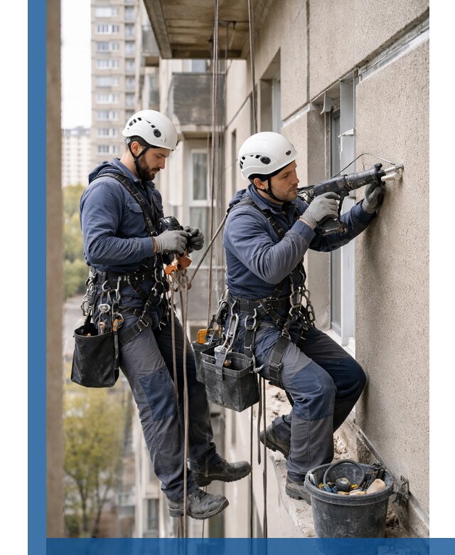 Промышленные альпинисты высотные работы и монтаж в Ачинске